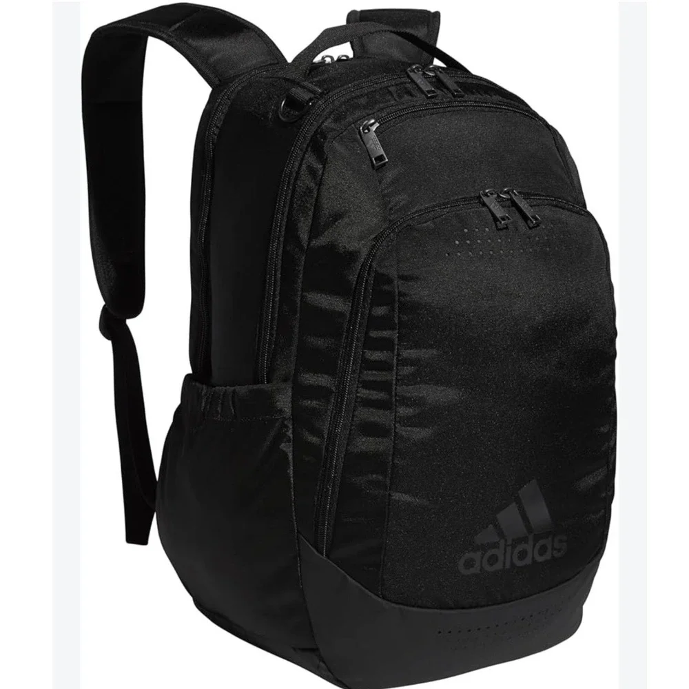 Adidas Defender Black Travel Laptop Backpack Bag Men's